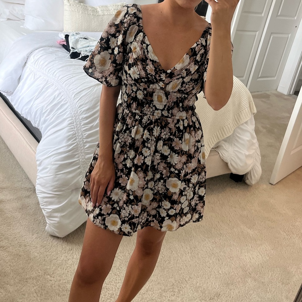 Abercrombie floral mini dress
